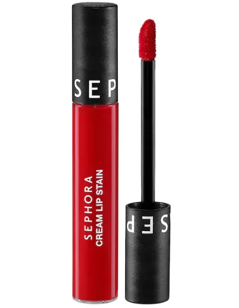 SEPHORA COLLECTION Cream Lip Stain 10HR Liquid Lipstick · 01 Always Red
