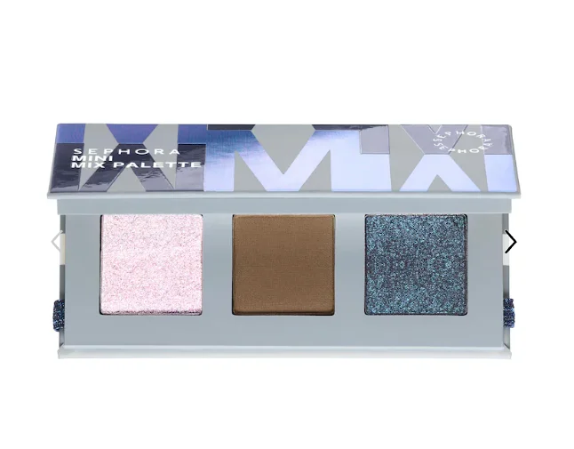 SEPHORA COLLECTION Mini Mix Eyeshadow Palette Daring Blue Dusk